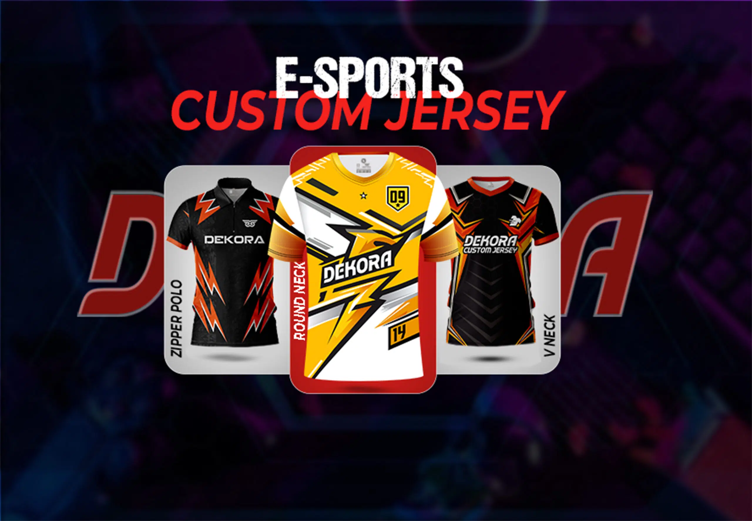 Dekora Custom Jersey 8 E sports 1 scaled