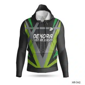 Dekora Custom Jersey 459 Black Green 100 Polyester Hoodies with Team Logo; best Premium Team USA Hoodie with Name Number; Customized Men White Hoodie with Name Number; Black White Sublimated Hoodie with Logo; custom hoodie maker; customizable hoodies; custom hoodies for men;