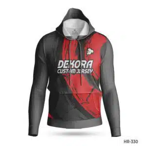 Dekora Custom Jersey 437 Black Red Custom Made Hoodie with Premium Quality; best Premium Team USA Hoodie with Name Number; Customized Men White Hoodie with Name Number; custom hoodie maker; customizable hoodies; custom hoodies for men;