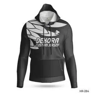 Black White Sublimated Hoodie with Logo; best Custom Made Hoodies Cheap with Name Number; Top Quality custom print hoodie with Printed Team Logo; Best custom hoodie maker cheap Price in USA; custom hoodie maker; customizable hoodies; personalized sweatshirt; custom hoodies for men;