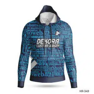 Dekora Custom Jersey 473 Blue Black Polyester Sports Hoodie with Team Logo; best Premium Team USA Hoodie with Name Number; Customized Men White Hoodie with Name Number; best Custom Made Hoodies Cheap with Name Number; custom hoodie maker; customizable hoodies; custom hoodies for men;