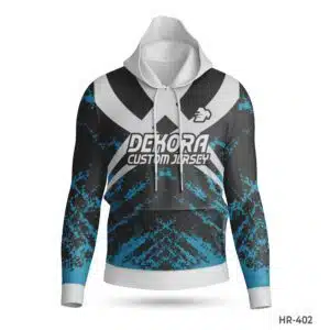 Dekora Custom Jersey 557 Blue Color Best Hoodies for Sublimation Print; Premium Blue Custom Hoodies Sports Clothes Maker in USA; Premium Fabrics Polyester Hoodies for Sublimation with Logo; customizable hoodies; custom hoodies for men;