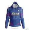 Blue Color Personalized Sports Hoodies with Logo; best Make Custom Made Hoodies Cheap with Sublimation Print; Top Quality custom print hoodie with Printed Team Logo; Custom Hoodies for Men All Over Printed; customizable hoodies; personalized sweatshirt; custom hoodies for men;