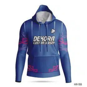 Blue Color Personalized Sports Hoodies with Logo; best Make Custom Made Hoodies Cheap with Sublimation Print; Top Quality custom print hoodie with Printed Team Logo; Custom Hoodies for Men All Over Printed; customizable hoodies; personalized sweatshirt; custom hoodies for men;