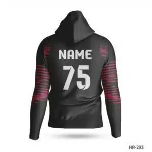Dekora Custom Jersey 364 Custom Personalize Hoodie with Name Number; Team Personalized Name Hoodies with Sublimation Print; Black White Sublimated Hoodie with Logo; Top Quality custom print hoodie with Printed Team Logo; custom hoodie maker; customizable hoodies; custom hoodies for men;