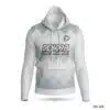 Customized Men White Hoodie Outfit for Teams; Team Personalized Name Hoodies with Sublimation Print; Black White Sublimated Hoodie with Logo; Top Quality custom print hoodie with Printed Team Logo; custom hoodie maker; customizable hoodies; custom hoodies for men;