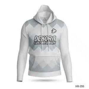 Dekora Custom Jersey 367 Customized Men White Hoodie Outfit for Teams; Team Personalized Name Hoodies with Sublimation Print; Black White Sublimated Hoodie with Logo; Top Quality custom print hoodie with Printed Team Logo; custom hoodie maker; customizable hoodies; custom hoodies for men;