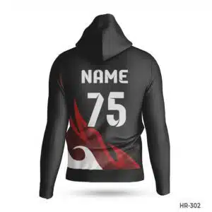 Dekora Custom Jersey 382 Premium Black Red NFL Team Hoodies with Name Number; best Premium Team USA Hoodie with Name Number; Black White Sublimated Hoodie with Logo; best Custom Made Hoodies Cheap with Name Number; custom hoodie maker; customizable hoodies; custom hoodies for men;