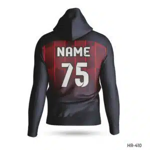 Dekora Custom Jersey 564 Premium Design Polyester Black Hoodie with Name Number; Premium Blue Custom Hoodies Sports Clothes Maker in USA; Premium Fabrics Polyester Hoodies for Sublimation with Logo; customizable hoodies; custom hoodies for men;