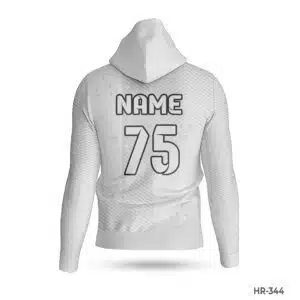 Dekora Custom Jersey 464 Premium Design White Polyester Hoodie with Name Number; best Premium Team USA Hoodie with Name Number; Customized Men White Hoodie with Name Number; Black White Sublimated Hoodie with Logo; best Custom Made Hoodies Cheap with Name Number; customizable hoodies; custom hoodies for men;