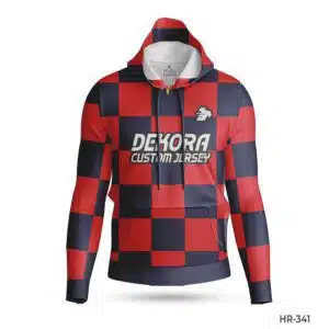 Dekora Custom Jersey 457 Premium Red Navy Blue Mens Polyester Hoodie; best Premium Team USA Hoodie with Name Number; Customized Men White Hoodie with Name Number; Black White Sublimated Hoodie with Logo; custom hoodie maker; customizable hoodies; custom hoodies for men;