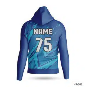 Dekora Custom Jersey 506 Premium Royal Blue Sports Jacket with Hoodie Name Number; best White Red Sports Hoodies Custom Design with Name Number; custom hoodie maker; customizable hoodies; custom hoodies for men;