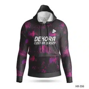 Red Pink Sublimation Polyester Spandex Hoodie; best White Red Sports Hoodies Custom Design with Name Number; custom hoodie maker; customizable hoodies; custom hoodies for men;