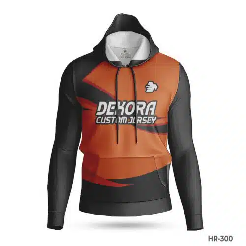 Sublimation Mens Black Orange Hoodie with Logo; best Premium Team USA Hoodie with Name Number; Customized Men White Hoodie with Name Number; Black White Sublimated Hoodie with Logo; custom hoodie maker; customizable hoodies; custom hoodies for men;