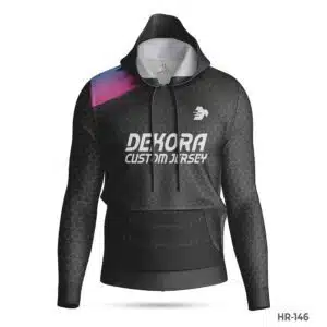 Dekora Custom Jersey 571 Sublimation Premium Black Hoodie with Logo; best Make Custom Made Hoodies Cheap with Sublimation Print; Top Quality custom print hoodie with Printed Team Logo; Custom Hoodies for Men All Over Printed; customizable hoodies; personalized sweatshirt; custom hoodies for men;