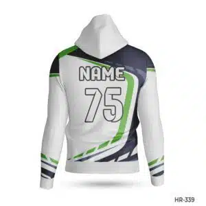Dekora Custom Jersey 456 White Color Mens Polyester Hoodie with Name Number; best Premium Team USA Hoodie with Name Number; Customized Men White Hoodie with Name Number; Black White Sublimated Hoodie with Logo; custom hoodie maker; customizable hoodies; custom hoodies for men;