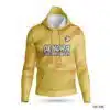 Yellow Color Premium Hoodies Polyester Apparel; Premium Blue Custom Hoodies Sports Clothes Maker in USA; custom hoodie maker; custom hoodies for men;