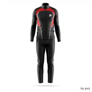 Dekora Custom Jersey 642 Customized Red Black Tracksuit with Logo; Sports Premium Black White Tracksuits with Logo; Premium Design Customized Polyester Tracksuits with Logo; sports polyester jersey; premium design polyester tracksuits; custom cricket tracksuits; cricket tracksuits design; personalized cricket jersey; sublimation cricket jersey maker in USA;