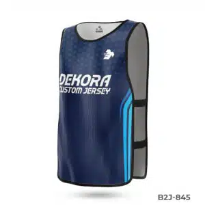 Navy Blue Sports Bibs Maker in USA; Customizable Winter Sportswear; best sports jersey design in USA; custom made cricket jersey in USA;