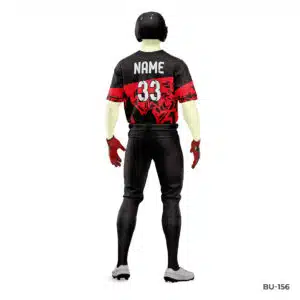 Polyester Red and Black Baseball Uniforms Seller in USA; Polyester Custom Youth Baseball Uniforms with Logo; Custom Youth Baseball Uniforms with Logo; Personalized Baseball Team Uniforms with Name Number; customize baseball uniforms; cheap custom baseball uniforms; baseball uniforms custom; custom cricket uniforms;