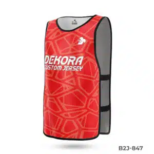 Red Sports Bibs Maker in USA; Customizable Winter Sportswear; sports jersey maker in USA; custom made cricket jersey in USA;