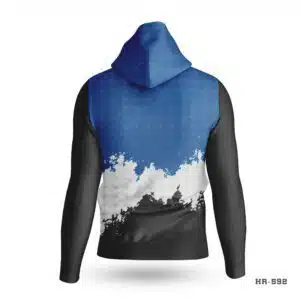 Dekora Custom Jersey 614 Sublimation Blue Hoodie Design in USA; Black Premium Custom Hoodies with Logo; Make custom made hoodie with Team Logo; customizable hoodies; personalized sweatshirt; custom hoodies for men;