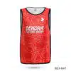 Sublimation Red Sports Bibs with Logo-B2J-847 1 Sublimation Red Sports Bibs with Logo; Customizable Winter Sportswear; sports jersey maker in USA; custom made cricket jersey in USA;