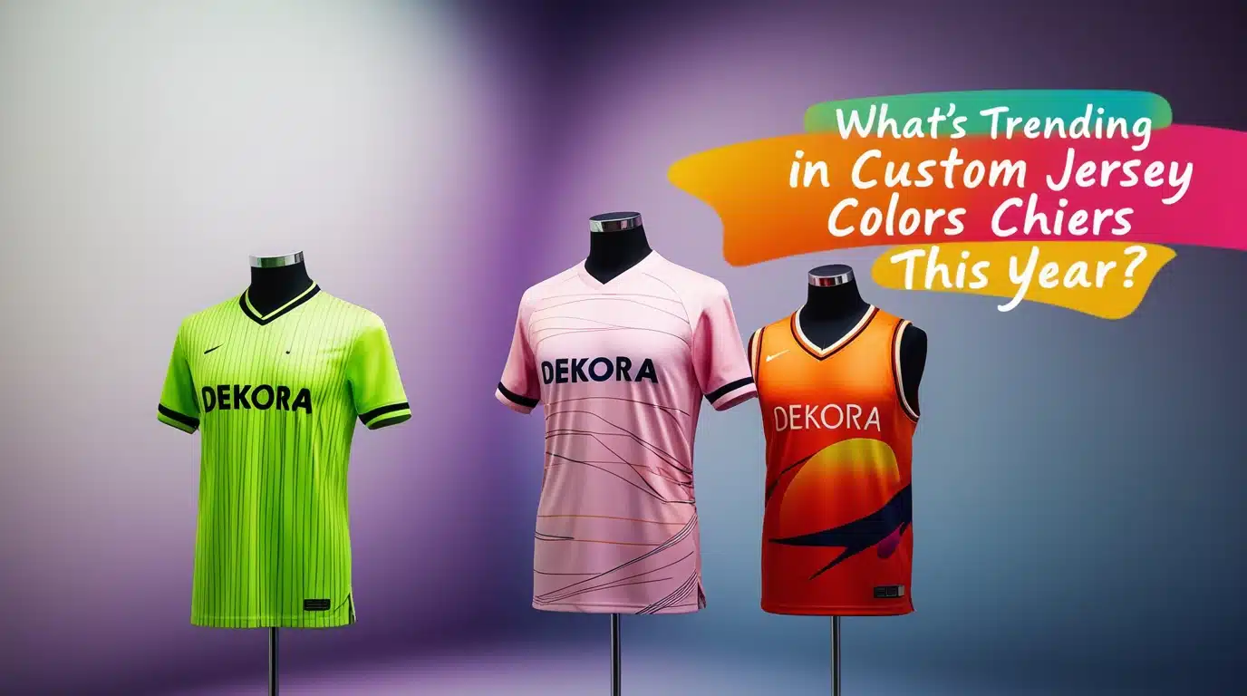 What’s Trending in Custom Jersey Colors This Year; custom jersey; personalized jersey design; custom jersey manufacturer;