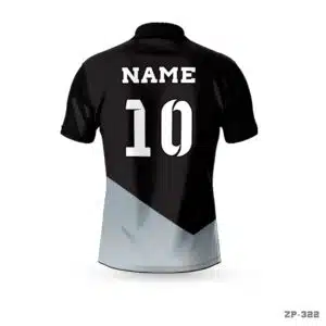 Zipper Neck Customized Black Ash Jersey with Name Number; Premium Red White Volleyball Jersey Design Apparel; Custom Blue and Orange Volleyball Jersey Maker in USA; jersey manufacturer in USA; qualityful volleyball jersey maker in USA;