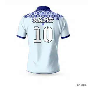 Zipper Neck Light Blue Cricket Jersey with Name Number; Zipper Neck Sublimation White Purple Jersey with Logo; Sublimation Print Navy Blue Green Jersey with Logo; best Customized Design Event Marathon Jersey with Logo; Custom Blue and Orange Volleyball Jersey Maker in USA; best navy blue volleyall jersey; qualityful volleyball jersey maker in USA;