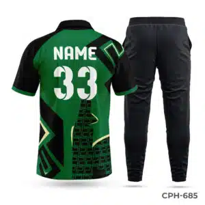 Cricket Polo Sublimated Sports Uniforms Maker in USA; Customized Blue Cricket Uniform with Logo; cricket uniforms; uniforms for all sports; sublimated sports uniforms; best uniforms in sports;