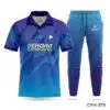 Customized Blue Cricket Uniform with Logo-CPH-375 2 Customized Blue Cricket Uniform with Logo; Premium Polo Cricket Team Uniform with Team Logo; Chinese Neck Custom Cricket Uniforms with Team Logo; cricket uniforms; uniforms for all sports; sublimated sports uniforms; best uniforms in sports;