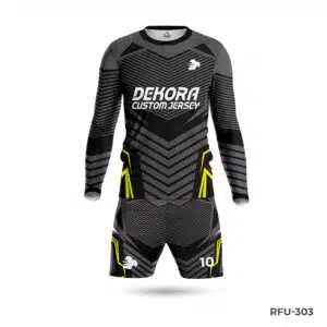 Dekora Custom Jersey 180 Full Sleeve Black and Yellow Soccer Uniforms with Logo; Custom Authentic Soccer Jerseys Uniforms All Over Printed; customize your own soccer jersey Uniforms Maker in USA; Best custom youth soccer jerseys in USA; best team football player uniform; premium football uniforms maker in USA; personalized football uniforms design in USA; customized football uniforms in USA; personalized football uniforms maker in USA; customized football uniforms USA; customjersey.US; personalized football uniforms design online in USA;