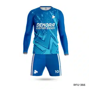 Dekora Custom Jersey 176 Full Sleeve Blue Soccer Uniform with Logo; Custom Authentic Soccer Jerseys Uniforms All Over Printed; customize your own soccer jersey Uniforms Maker in USA; Best custom youth soccer jerseys in USA; best team football player uniform; premium football uniforms maker in USA; personalized football uniforms design in USA; customized football uniforms in USA; personalized football uniforms maker in USA; customized football uniforms USA; customjersey.US; personalized football uniforms design online in USA;