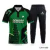 Green Color Cricket Polo Sublimated Sports Uniforms-CPH-685 2 Green Color Cricket Polo Sublimated Sports Uniforms; Customized Blue Cricket Uniform with Logo; cricket uniforms; uniforms for all sports; sublimated sports uniforms; best uniforms in sports;