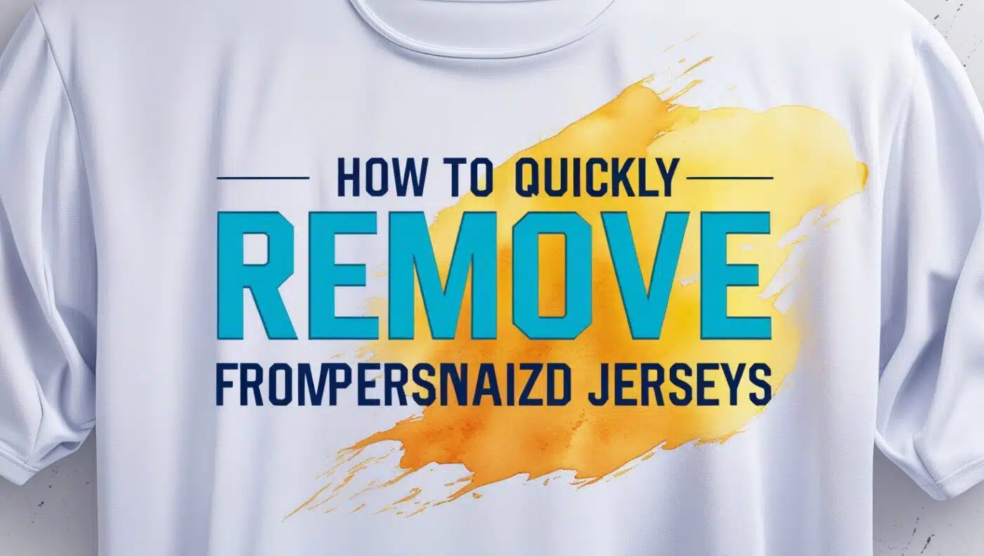 How to Quickly Remove Stains from Personalized Jerseys; personalized jerseys premium personalized jerseys maker in USA; best jersey design in USA;