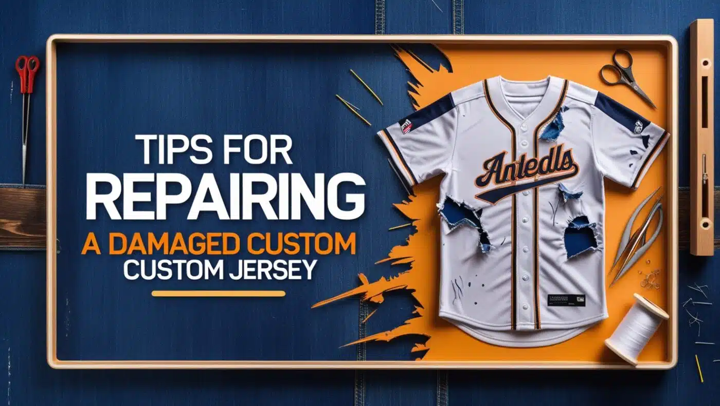 Tips for Repairing a Damaged Custom Jersey; custom jersey; custom jersey maker; premium custom jersey design; best custom jersey manufacturer in USA; sublimation custom jersey; best jersey manufacturer in USA; personalized jersey design;