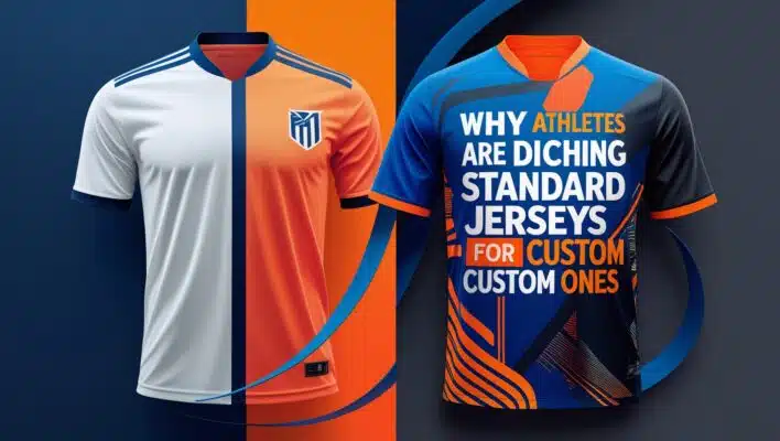 Why Athletes Are Ditching Standard Jerseys for Custom Ones; jerseys maker in usa; premium jersey design in usa; best jersey manufacturer in usa; pesonalized jerseys; personalized jersey maker in usa
